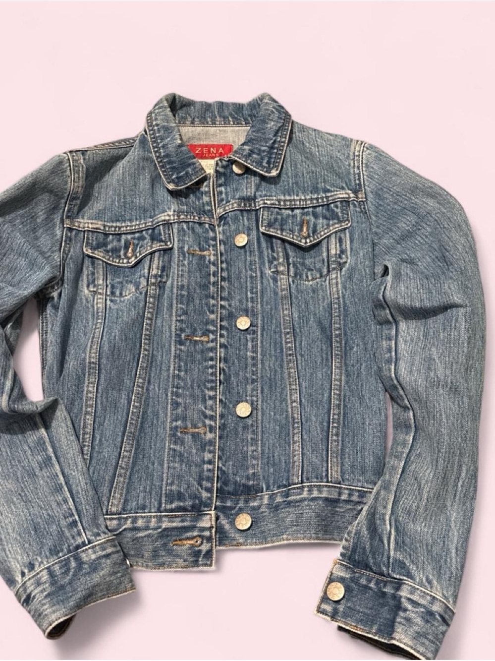 Zena Faded Blue Denim Jacket